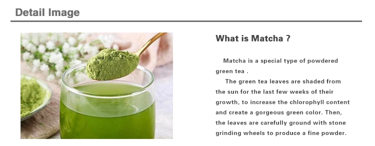 Organic Green Tea Powder Macha Matcha Tea OEM Customized